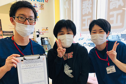 骨盤の角度などわかりやすく説明してもらい安心できました