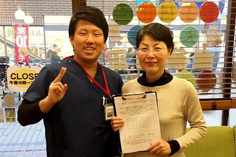 徐々に、姿勢が良くなって来たことがわかります