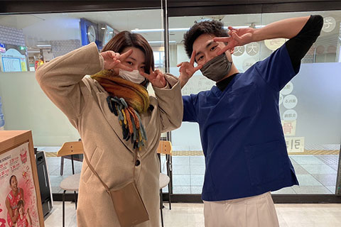 だんだん姿勢も良くなってきているみたいです