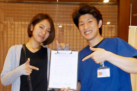 施術後は重かった腰も軽くなり、帰り道の足取りがすごく軽かったです