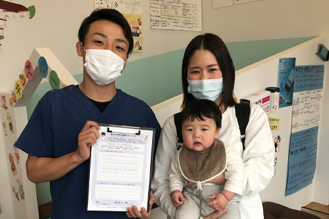 子どもと一緒に来店しても、施術中見てもらえるので安心です