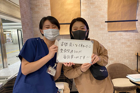 姿勢が良くなってきました