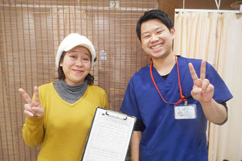 買い物前や仕事帰りにでも、とても通いやすいです