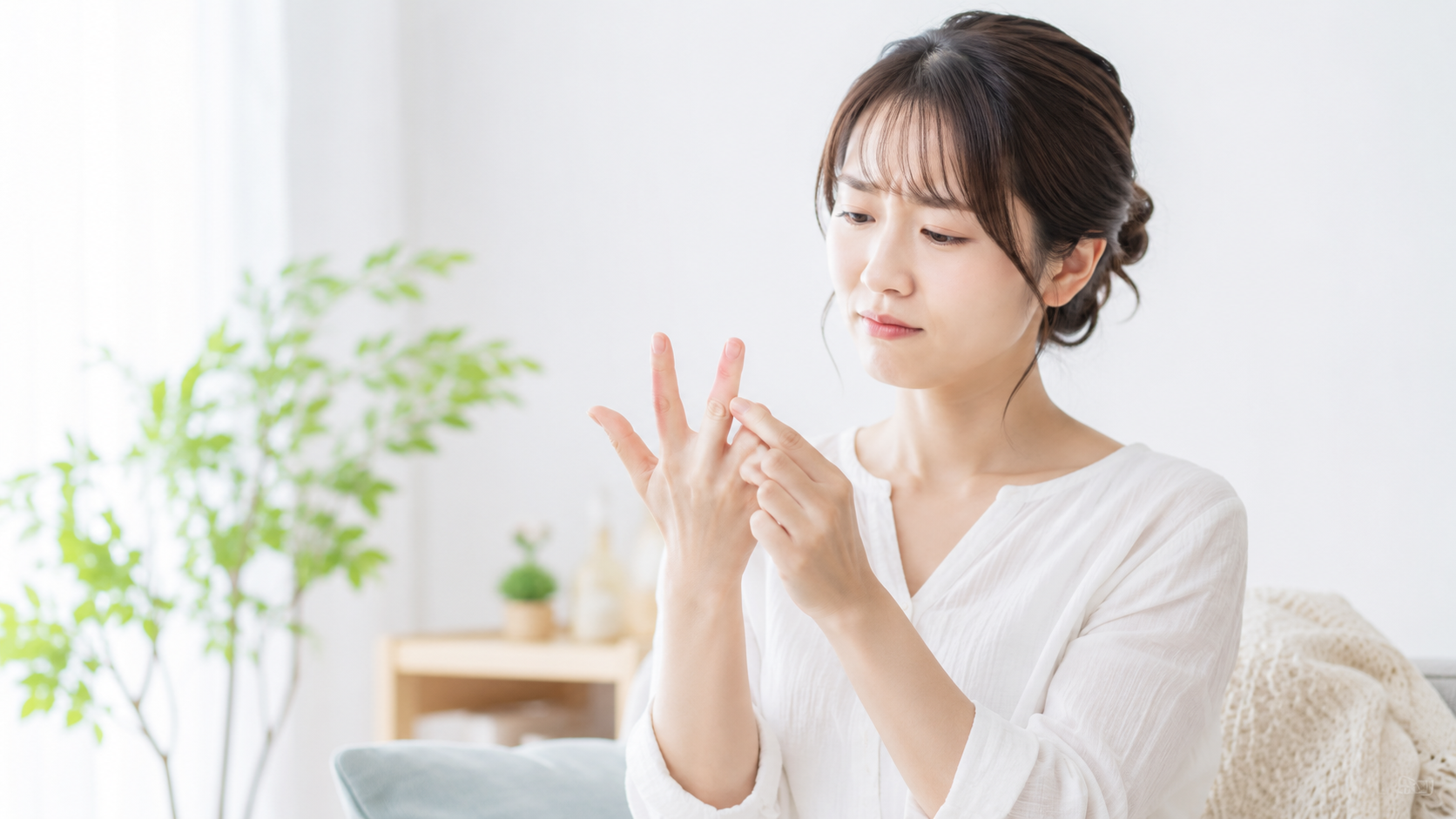 指がつる