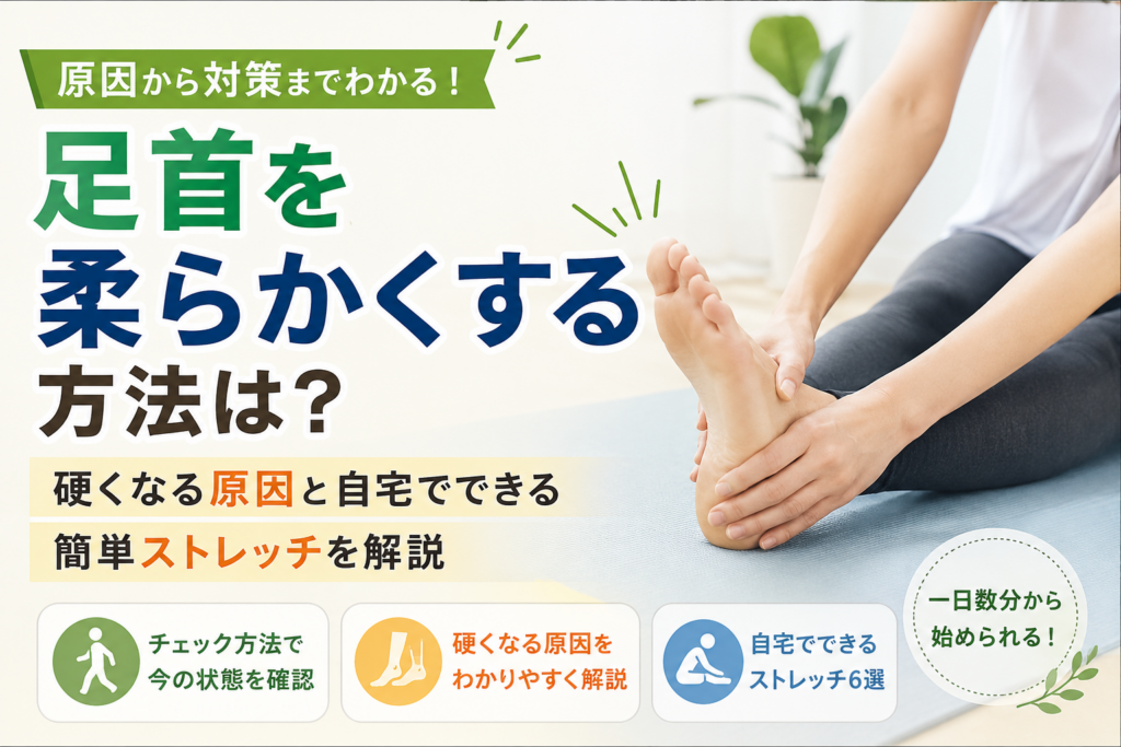 足首を柔らかくする方法