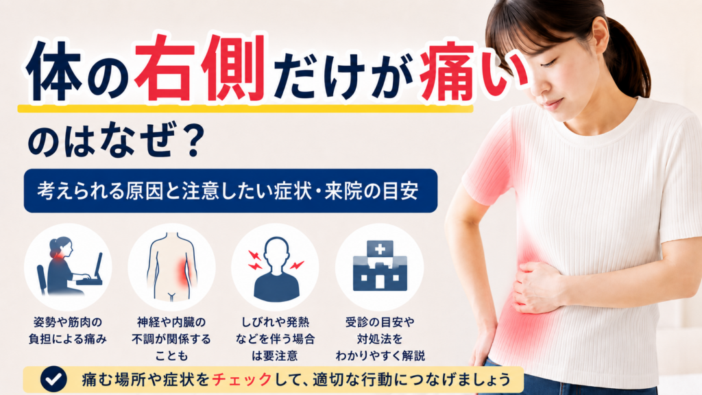 からだの右側が痛い