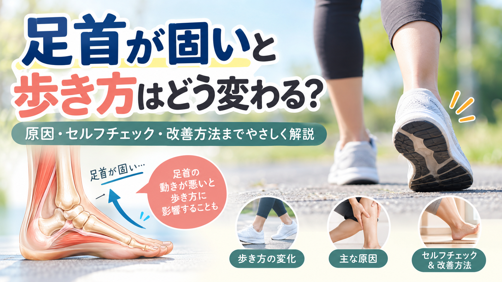 足首硬い