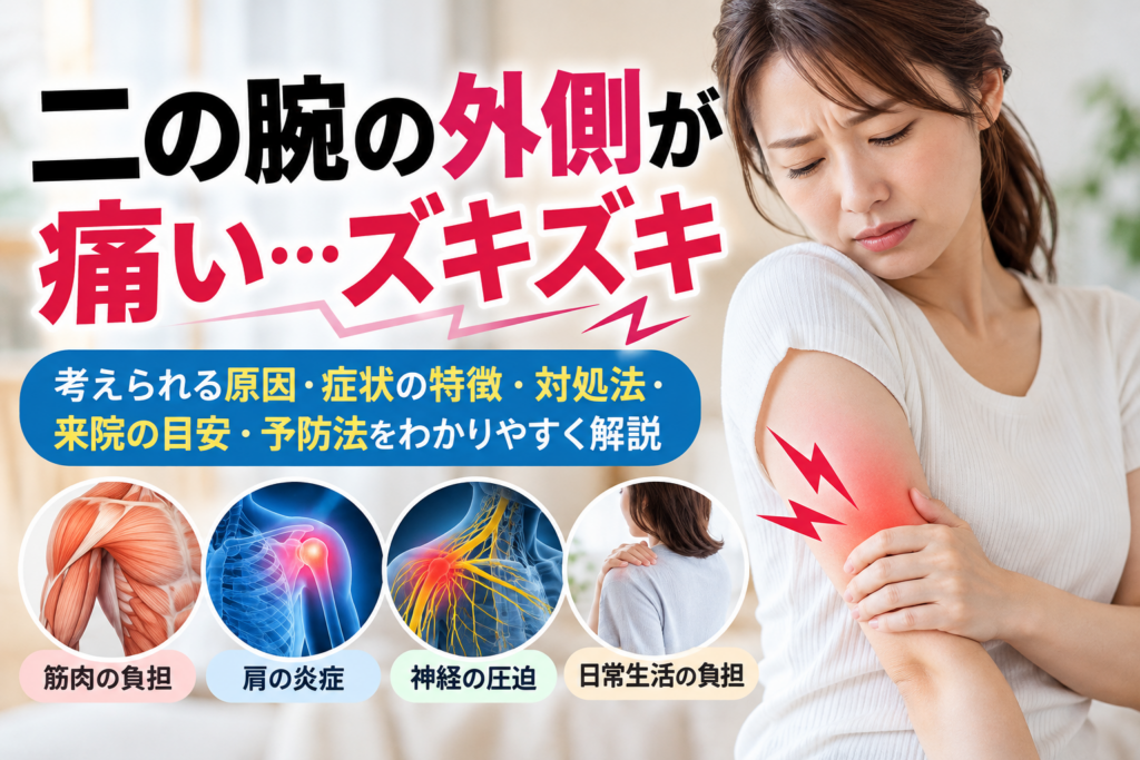 二の腕の外側の痛み