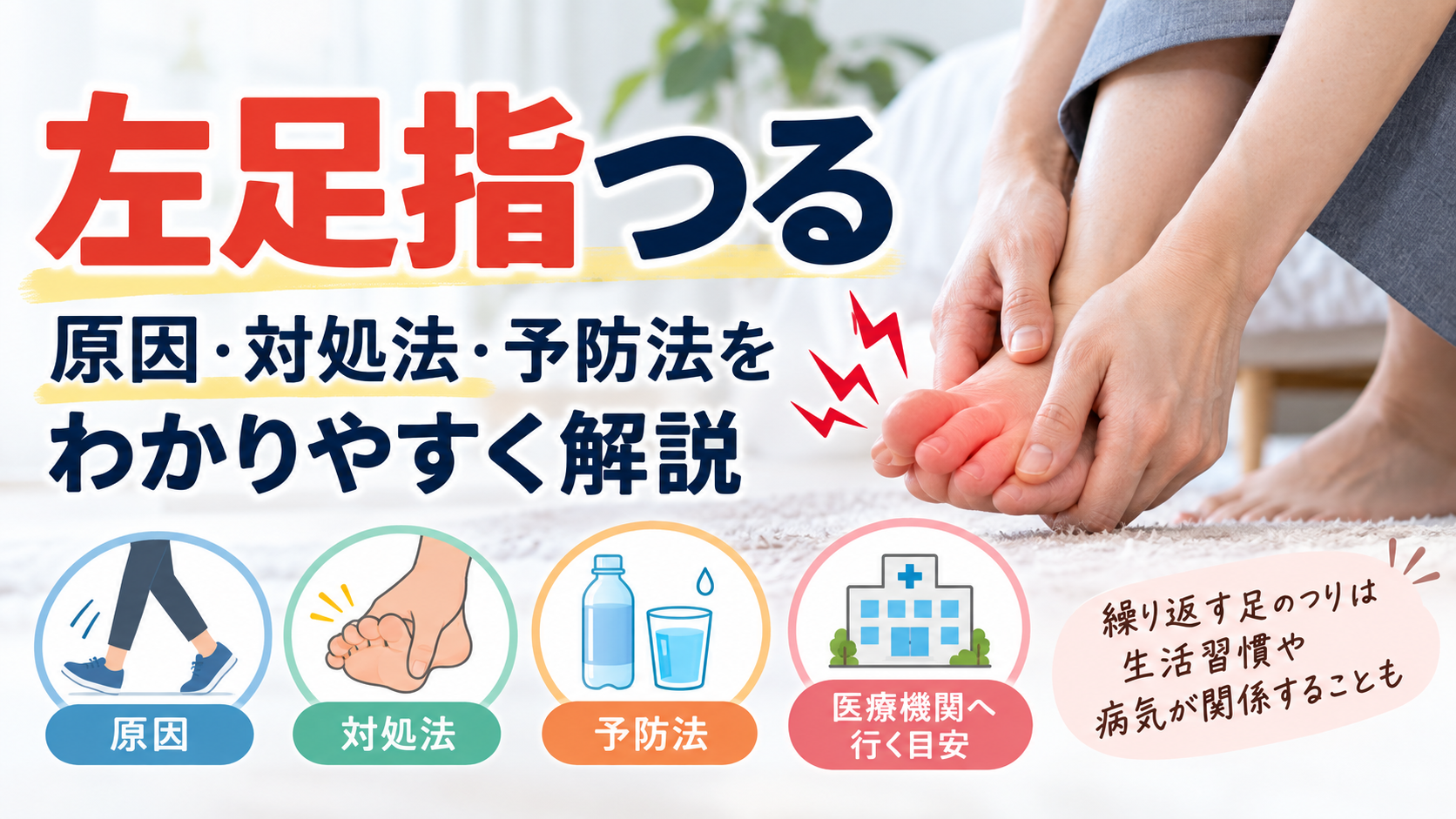 指がつる