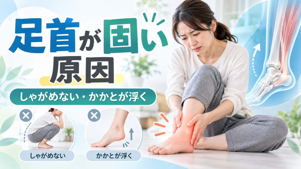 足首が固い