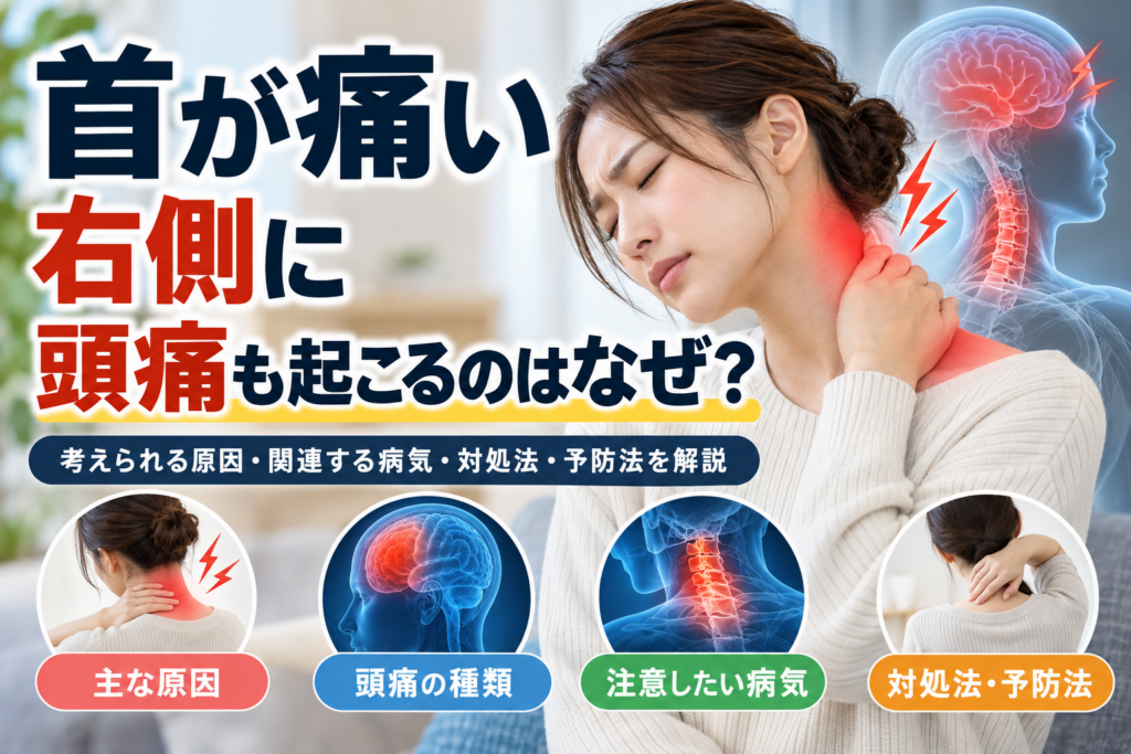 首が痛い右側に