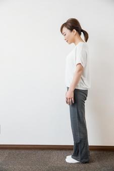 正しい立ち方