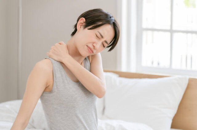 朝の方の痛み